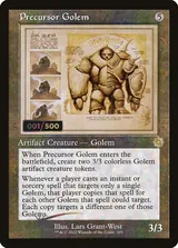 Precursor Golem printing reference