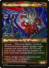 Radha, Coalition Warlord printing reference