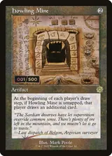Howling Mine printing reference