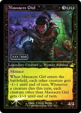 Massacre Girl printing reference