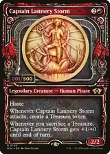 Captain Lannery Storm printing reference