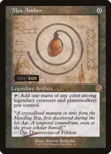 Mox Amber printing reference